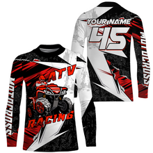 Load image into Gallery viewer, ATV Motocross Racing Jersey Youth Upf30+ Quad Bike Black Red ATV Racing Jersey Motorcycle MX17