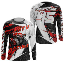 Load image into Gallery viewer, ATV Motocross Racing Jersey Youth Upf30+ Quad Bike Black Red ATV Racing Jersey Motorcycle MX17