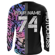Load image into Gallery viewer, Motocross Jersey Personalized UPF30+ Dirt Bike Racing Jersey Men Kid Motorcycle Shirt XM32
