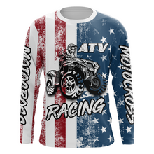 Load image into Gallery viewer, ATV Racing Jersey Youth Upf30+ American Flag Quad Bike Shirt Men Kid ATV Racing Jersey MX19