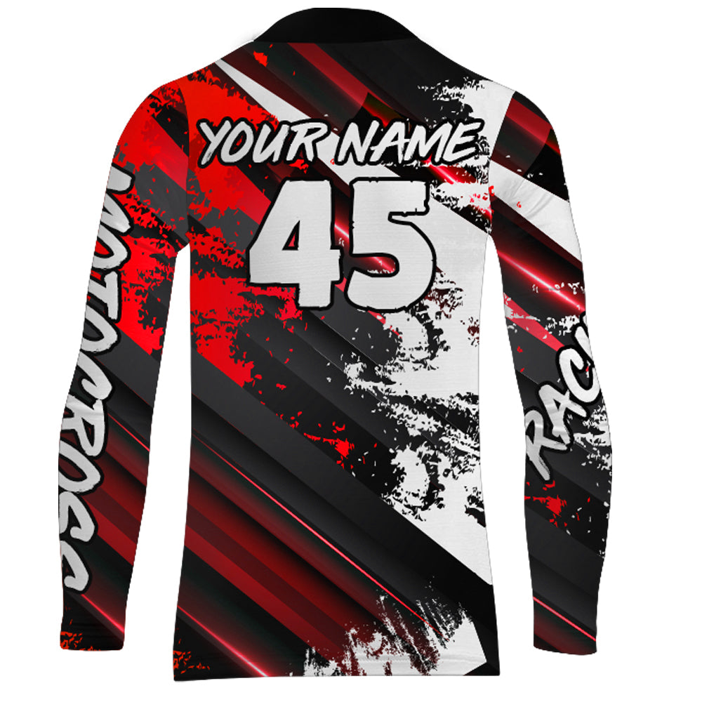  Custom Motocross Jersey MX Racing UPF30+ Dirt Bike Number Name  Adult&Kid Off-Road Motorcycle Shirt