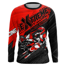 Load image into Gallery viewer, Red Motocross Racing Jersey Upf30+ Kid Men Women Dirt Bike Shirt Off-road Jersey XM285