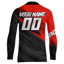 Load image into Gallery viewer, Red Motocross Racing Jersey Upf30+ Kid Men Women Dirt Bike Shirt Off-road Jersey XM285