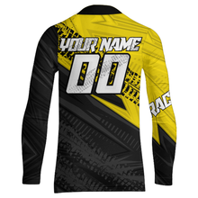 Load image into Gallery viewer, Yellow Motocross Racing Jersey Upf30+ Kid Men Women Dirt Bike Shirt Off-road Jersey XM285