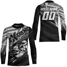 Load image into Gallery viewer, White Black Motocross Racing Jersey Upf30+ Kid Men Women Dirt Bike Shirt Off-road Jersey XM285