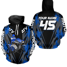 Load image into Gallery viewer, Custom ATV Motocross Hoodie for Adult Men Women Quad Shirt ATV Riding Hoodie MHATV17