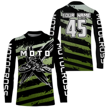 Load image into Gallery viewer, Motocross Racing Jersey UPF30+ Dirt Bike Shirt Camo Kid Men Women Motox Off-Road Jersey XM119