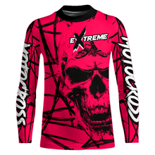 Load image into Gallery viewer, Motocross Racing Jersey Pink Upf30+ Dirt Bike Shirt MX Off-Road Motorcycle Shirt XM291