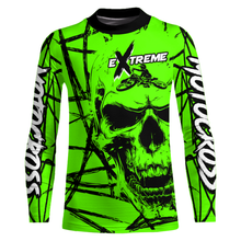 Load image into Gallery viewer, Motocross Racing Jersey Green Upf30+ Dirt Bike Shirt MX Off-Road Motorcycle Shirt XM291