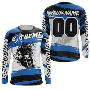 Custom Racing Jersey UPF30+ Dirt Bike Jersey Motocross Shirt Off-Road Motorcycle Shirt XM49