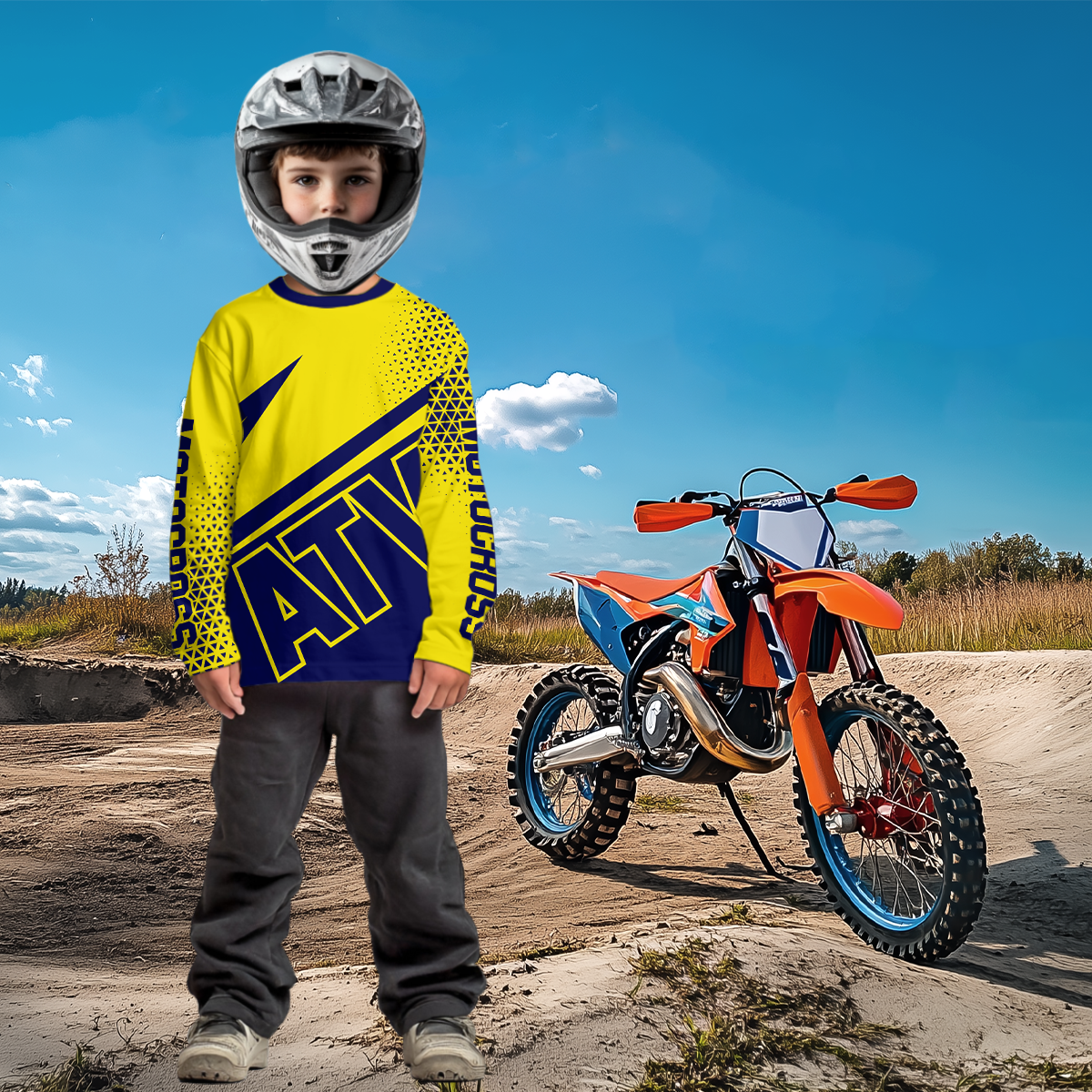 ATV Motocross Racing Jersey Custom ATV Shirts Kid Women Men ATV Quad Jersey MX122