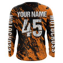 Load image into Gallery viewer, ATV Motocross Jersey Orange Upf30+ Quad Bike Off-Road Jersey Men Kid ATV Riding Shirt MX65