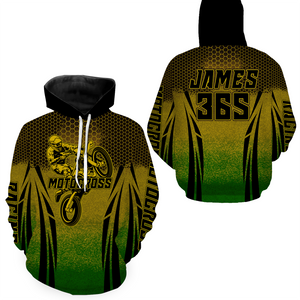Custom Motocross Hoodie Dirt Bike Racing Hoodie for Men Women MH118