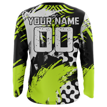 Load image into Gallery viewer, Motocross Racing Jersey UPF30+ Lime Green Youth Dirt Bike Shirt Kid Men Jersey Off-road Shirt XM143