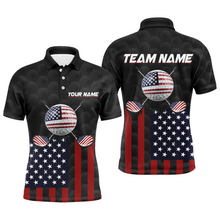 Load image into Gallery viewer, Custom Patriotic Golf Polo Shirt For Men Women American Flag Golf Polo Shirts MMG16