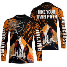 Load image into Gallery viewer, Hiking Shirt For Men Women Upf30+ Personalized Hiking Shirts Orange Short &amp; Long Sleeved HM16