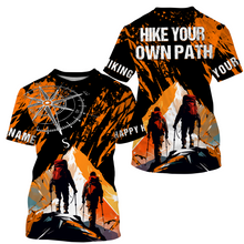Load image into Gallery viewer, Hiking Shirt For Men Women Upf30+ Personalized Hiking Shirts Orange Short &amp; Long Sleeved HM16