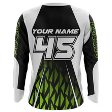 Load image into Gallery viewer, Green Motocross Jersey UPF30+ Dirt Bike Youth Motocross Riding Shirt Men Women Kid Off-Road XM12