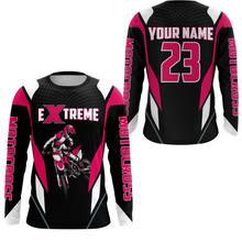 Load image into Gallery viewer, Motocross Racing Jersey Pink Off-road Riding Dirt Bike Shirt For Kid Men Women XM308