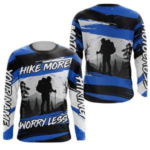 Hiking Shirt For Men Women Upf30+ Blue Hiking Shirts Short & Long Sleeved Clothes HM14