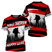 Load image into Gallery viewer, Hiking Shirt For Men Women Upf30+ Red Hiking Shirts Short &amp; Long Sleeved Clothes HM14