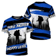 Load image into Gallery viewer, Hiking Shirt For Men Women Upf30+ Blue Hiking Shirts Short &amp; Long Sleeved Clothes HM14