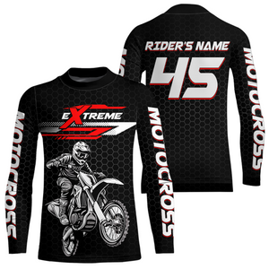 Motocross Jersey Custom Dirt Bike Racing Shirt for Men Kid Woman Upf30+ XM342