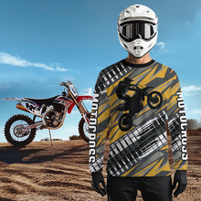 Load image into Gallery viewer, Custom Motocross Racing Jersey Orange Dirt Bike Jersey for Men Kid Women Biker XM389