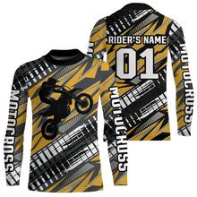 Load image into Gallery viewer, Custom Motocross Racing Jersey Orange Dirt Bike Jersey for Men Kid Women Biker XM389