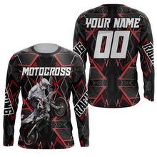 Load image into Gallery viewer, Custom Motocross Jersey UPF30+ Youth Dirt Bike Shirt Orange Off-Road Kid Men Motorcycle XM150