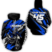 Load image into Gallery viewer, Blue Motocross Racing Hoodie Jersey For Biker Men Women Dirt Bike Motorcycle Hoodie MH68