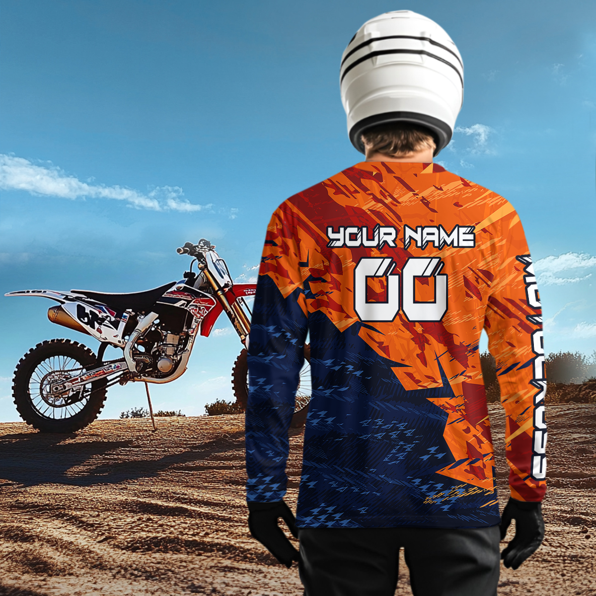 Dinosaur Motocross Jersey Custom Dirt Bike Jersey Men Kid Women Motorcycle Shirt XM381