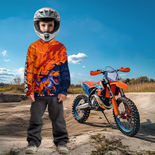 Load image into Gallery viewer, Dinosaur Motocross Jersey Custom Dirt Bike Jersey Men Kid Women Motorcycle Shirt XM381