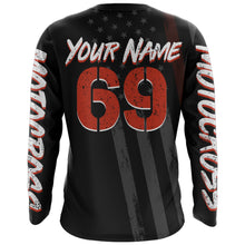 Load image into Gallery viewer, American Flag Motocross Jersey UPF30+ Racing Dirt Bike Riding Shirt Off-Road Long Sleeves XM28