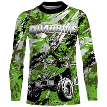 Load image into Gallery viewer, ATV Motocross Racing Jersey Green Upf30+ ATV Quad Bike Jersey Off-road Men Kid Women MX06