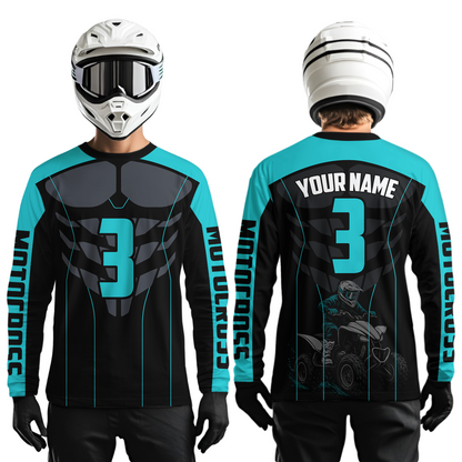 Custom ATV Motocross Racing Jersey for Kid Adult Muscle Quad Bike ATV Shirts MX104