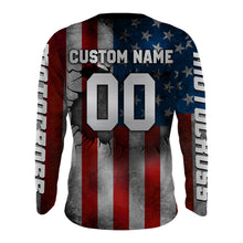 Load image into Gallery viewer, ATV Motocross Racing Jersey American Flag UPF30+ ATV Quad Bike Shirt Men Kid Women MX63