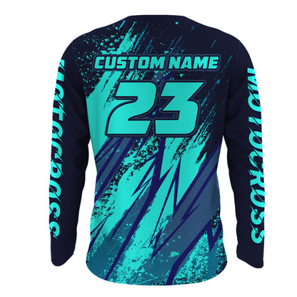 ATV Motocross Racing Jersey UPF30+ Kid Men Women Quad Bike Shirt ATV Off-Road Jersey MX64
