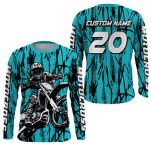 Load image into Gallery viewer, Motocross Racing Jersey UPF30+ Dirt Bike Shirt Youth Motorcycle Kid Men Off-Road XM117