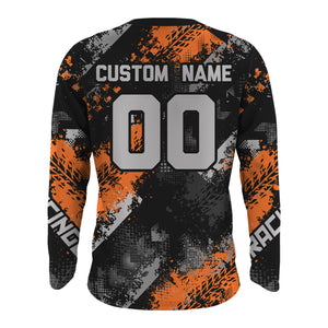 Orange Motocross Racing Jersey Men Kid Women Upf30+ Dirt Bike Shirt MX Off-Road Jersey XM247