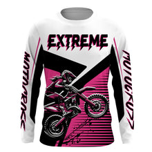 Load image into Gallery viewer, Pink Motocross Jersey Upf30+ Dirt Bike Racing Shirt Women &amp; Girl Off-Road Jersey XM272