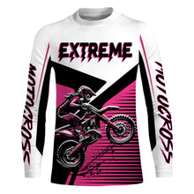 Load image into Gallery viewer, Pink Motocross Jersey Upf30+ Dirt Bike Racing Shirt Women &amp; Girl Off-Road Jersey XM272