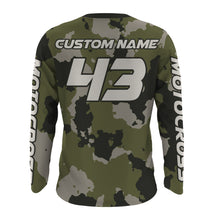 Load image into Gallery viewer, Camo ATV Motocross Racing Jersey Upf30+ Quad Bike Jersey Men Kid Women ATV Riding MX39