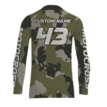 Load image into Gallery viewer, Camo ATV Motocross Racing Jersey Upf30+ Quad Bike Jersey Men Kid Women ATV Riding MX39