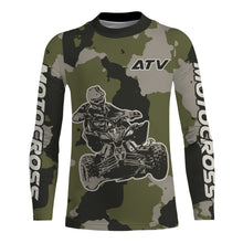 Load image into Gallery viewer, Camo ATV Motocross Racing Jersey Upf30+ Quad Bike Jersey Men Kid Women ATV Riding MX39