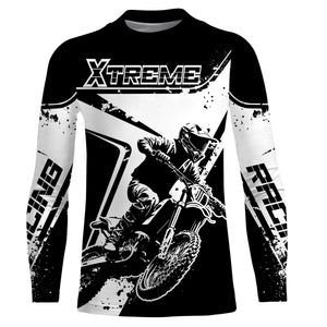 Motocross Racing Jersey UPF30+ Youth Dirt Bike Off-Road Shirt Men Kid MX Jersey XM180