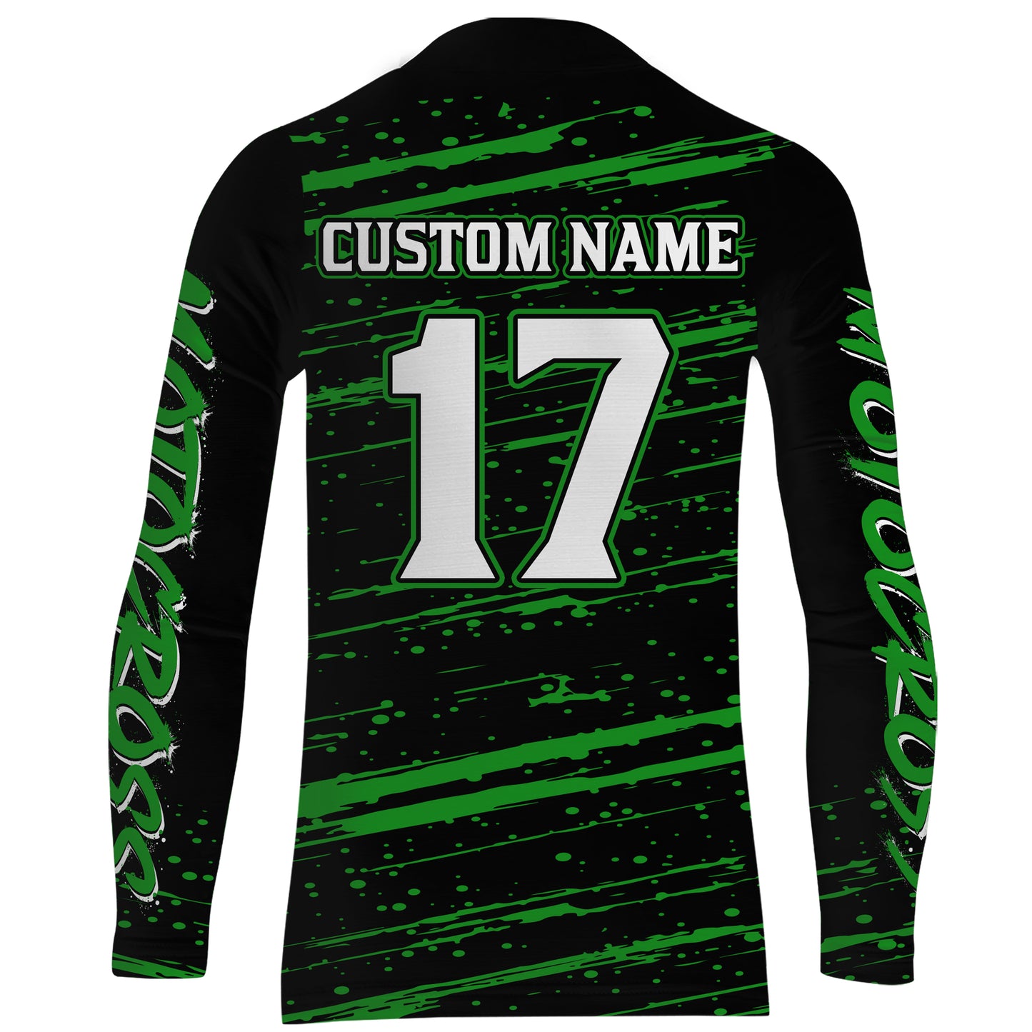 Motocross Racing Jersey Green Upf30+ Dirt Bike Off-road MX Shirt Men Kid Women XM186