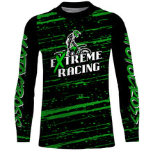 Load image into Gallery viewer, Motocross Racing Jersey Green Upf30+ Dirt Bike Off-road MX Shirt Men Kid Women XM186
