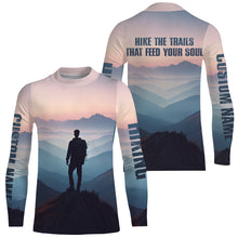 Load image into Gallery viewer, Hiking Shirt Men Women Long Sleeve Upf30+ Hiking T Shirts Clothes Breathable For Hiker HM06