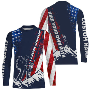 Hiking Shirt Patriotic Men Women Upf30+ American Short & Long Sleeve Hiking Shirts HM12